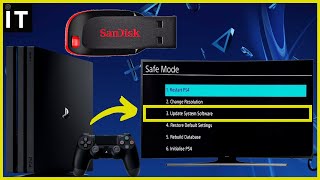 How To Update PS4 With USB Flash Drive Working Method [upl. by Merilee918]