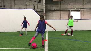 Youth Soccer U10 Footwork Drills [upl. by Okoy528]