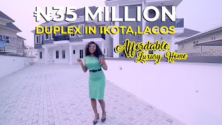 Inside a ₦40 MILLION 112 Thousand Affordable Lekki House [upl. by Adlesirhc]