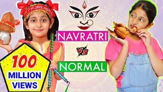 TYPES of KIDS  Navratri vs Normal Days  Roleplay Fun Sketch MyMissAnand [upl. by Anaili]