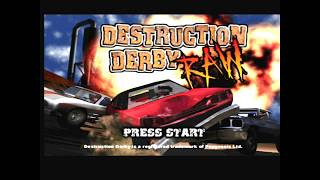 Playthrough PSX Destruction Derby Raw [upl. by Epul]