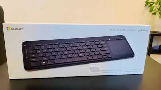 Unboxing  Microsoft All In One Wireless Keyboard [upl. by Anuaek]