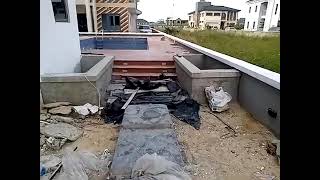 Landscape job at Cowrie Creek Estste Lekki 2 2022 [upl. by Anavi]