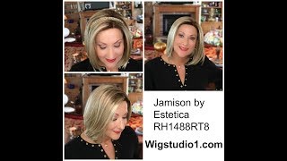 Estetica Designs JAMISON wig review  RH1488RT8  Crazy Wig Lady [upl. by Hgiel]