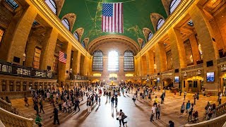 Walking Tour of Grand Central Terminal — New York City 【4K】🇺🇸 [upl. by Anaiviv]