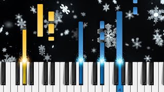 Vivaldi  Winter The Four Seasons  EASY Piano Tutorial [upl. by Willms566]