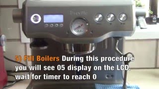 Descaling the Boiler  Breville BES920 Dual Boiler Coffee Machine [upl. by Netnert]