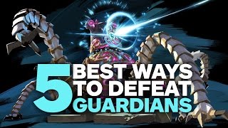 5 Best Ways to Kill Guardians in Zelda Breath of the Wild [upl. by Anirpas]