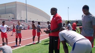 Workout Wednesday Carl Lewis amp Houston Sprinters [upl. by Gaynor]