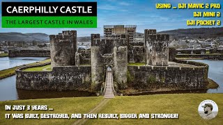 Caerphilly Castle  The Largest in Wales 2nd in Britain [upl. by Ennayk]