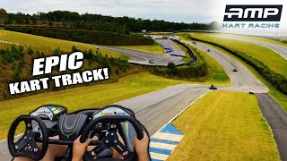 GoKarting at Epic Track  AMP Kart Racing [upl. by Dumond]