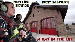 First 24 Hours in a New Fire Station  A Day in the Life [upl. by Noid]