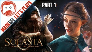 Lets Play Solasta Crown of the Magister  Character Creation  part 1 [upl. by Euqinot]