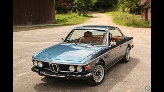 BMW 30 CSi Nachtblau  Oldenzaal Classics [upl. by Avigdor383]