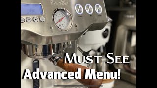 How To  Breville Dual Boiler BES920XL Advanced Menu [upl. by Haggai]