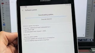 Galaxy TAB A How to Software Update to Latest Android Version [upl. by Lucky619]