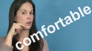 How to Pronounce COMFORTABLE  AMERICAN ENGLISH PRONUNCIATION [upl. by Tomkiel730]