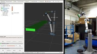 ROS MoveIt Practice  AddingRemoving Object [upl. by Kcub]