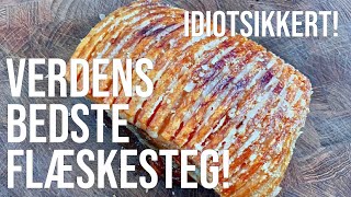 Den perfekte FLÆSKESTEG med sprød svær HVER GANG [upl. by Brosy735]