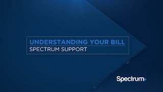 Your Spectrum Bill [upl. by Aenehs]