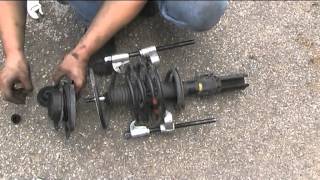 Front shocks replacement Mac Pherson [upl. by Ednarb]