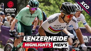 Lenzerheide Elite Mens Cross Country  XCO Highlights [upl. by Eylrahc961]