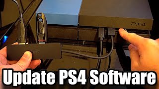 How to UPDATE PS4 SYSTEM SOFTWARE using a USB Flash Drive Best Method [upl. by Nameerf]