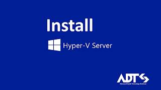 Microsoft HyperV Server How to install and config [upl. by Leugimsiul]