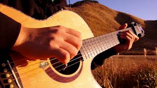 Fields Of Gold  Sting  Solo Acoustic Guitar Kent Nishimura [upl. by Ardenia]