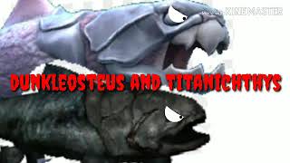 Dunkleosteus and titanichthys vs the bloop [upl. by Annaujat276]