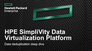 Demo Data Deduplication with HPE SimpliVity Hyperconverged Infrastructure [upl. by Gaw]