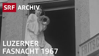 Luzerner Fasnacht 1967  Fasnacht in der Schweiz  SRF Archiv [upl. by Heilman]