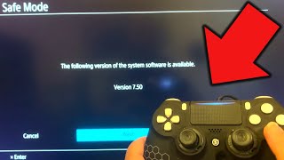 Cannot Start the PS4 Update Safe Mode Loop FIX [upl. by Krell]