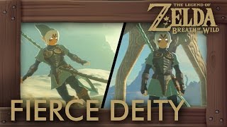 Zelda Breath of the Wild  Fierce Deity Sword amp Armor Set Stats How to Get amp Gameplay [upl. by Andrea]