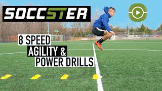 8 Exercises to Improve Speed Agility amp Power [upl. by Nwahsuq972]