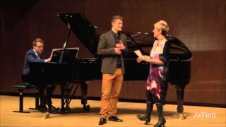 Joyce DiDonato Master Class December 10 2015 Jakub Józef Orliński amp Michał Biel [upl. by Reilamag]