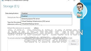 Install and Configure Data Deduplication on Windows Server 2019 [upl. by Godding831]