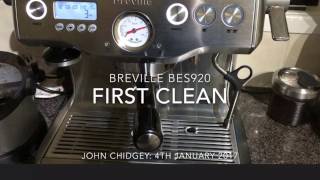 First Clean Breville BES920 [upl. by Rudiger]