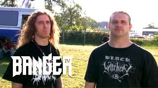 CANNIBAL CORPSES Alex Webster and Corpsegrinder 2004 interview  Raw amp Uncut [upl. by Eanaj119]