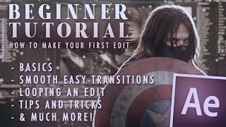 how to make your first edit  after effects beginner tutorial [upl. by Witty]