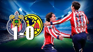 🔴 ¡CHIVAS PEGA PRIMERO ¡GANA 10 AL AMÉRICA EN LA IDA DE LOS OCTAVOS DE CONCACHAMPIONS 2025 ⚽ [upl. by Schaab]