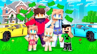 I Went From HOMELESS to RICH in Minecraft [upl. by Haianeb]