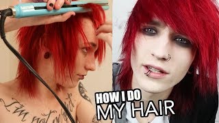 How I Do My EmoScene Hair  Johnnie Guilbert [upl. by Dane]