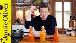 How to make Chilli Sauce  Jamie Oliver [upl. by Akcirderf]