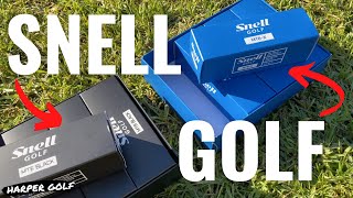 SNELL GOLF BALL REVIEW MTBX and MTB Black [upl. by Hennebery]