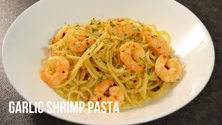 EASY SPICY GARLIC SHRIMP PASTA RECIPE SHRIMP SCAMPI [upl. by Katina832]