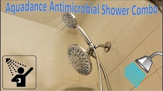 Aquadance 30 Setting Antimicrobial Showerhead Combo Review [upl. by Mccandless503]