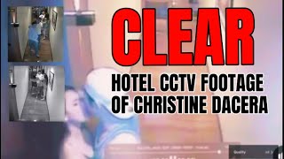 Christine Dacera cctv footage hotel  clear copy watch full story [upl. by Merat]