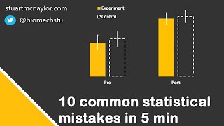 Ten Statistical Mistakes in 5 Min [upl. by Dario]