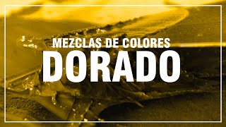 COMO HACER EL COLOR DORADO 🥇 Mezclas de Colores Paso a Paso [upl. by Ecinahc]